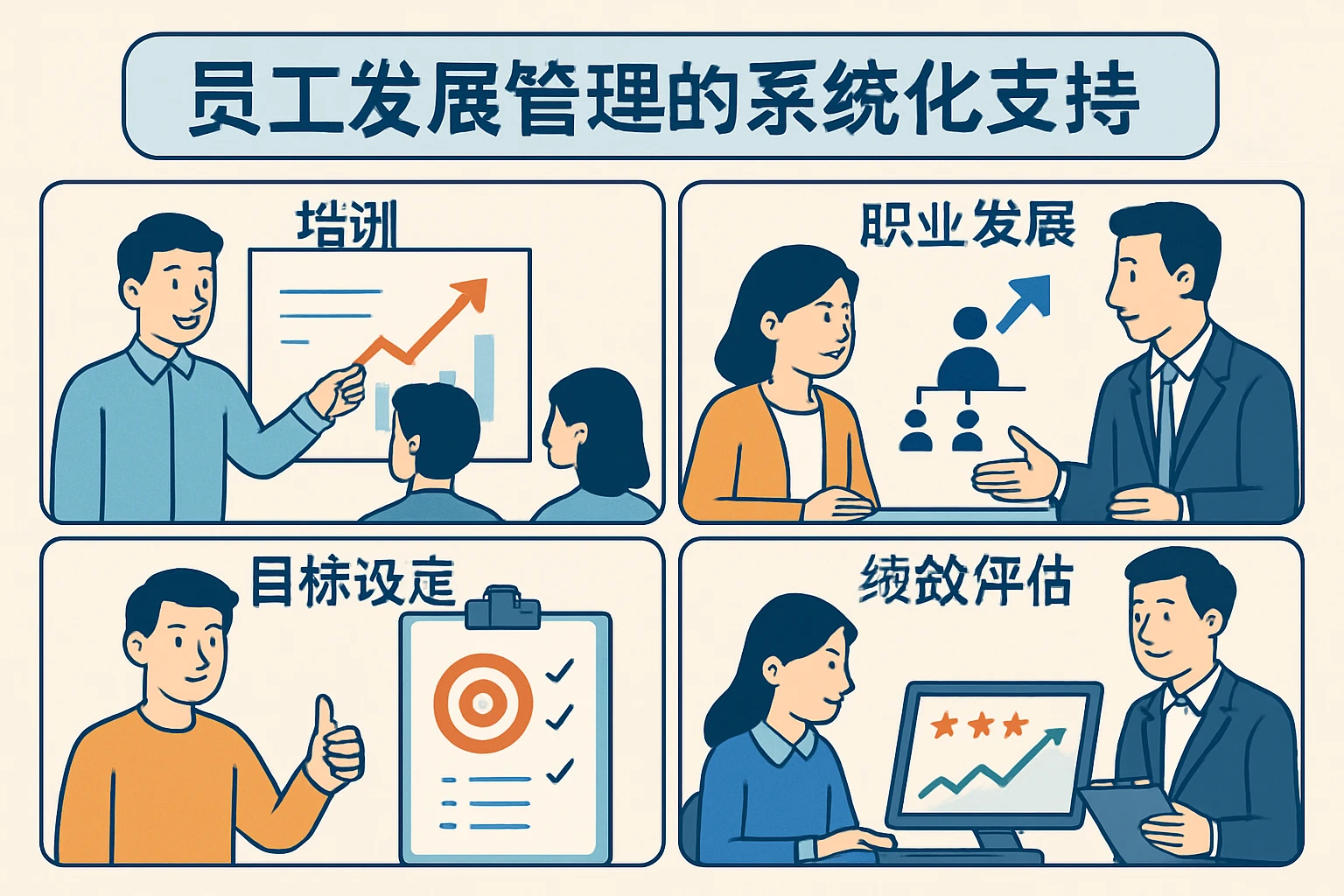 员工发展管理的系统化支持