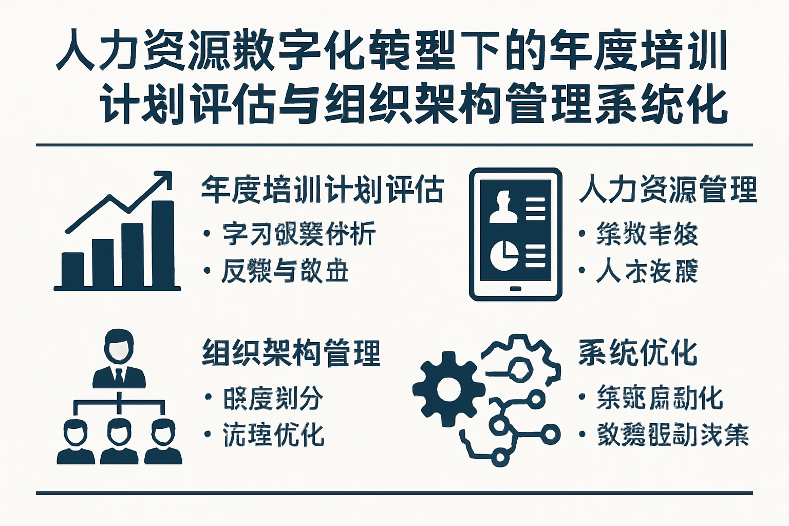 人力资源数字化转型下的年度培训计划评估与组织架构管理系统优化