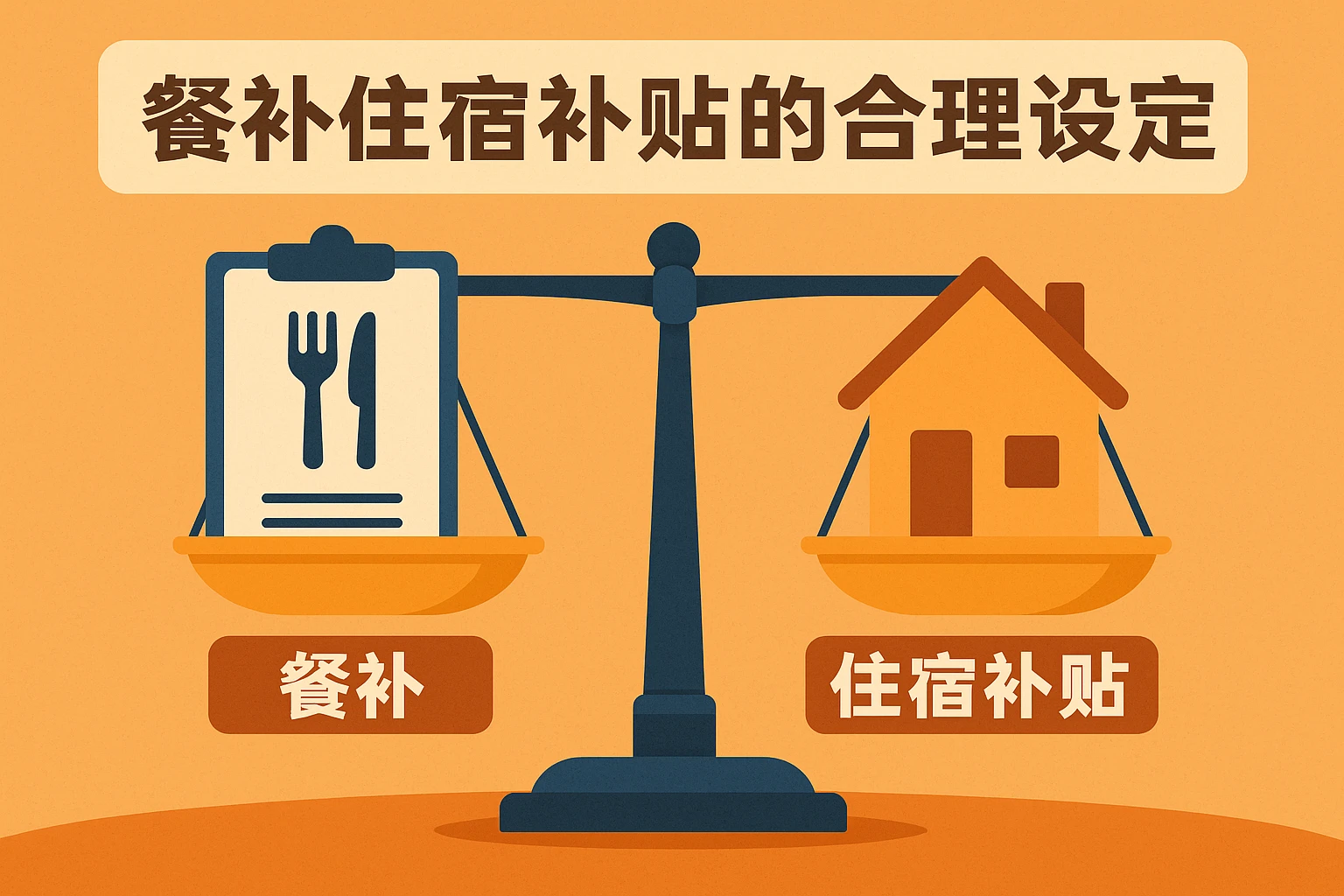 餐补住宿补贴的合理设定