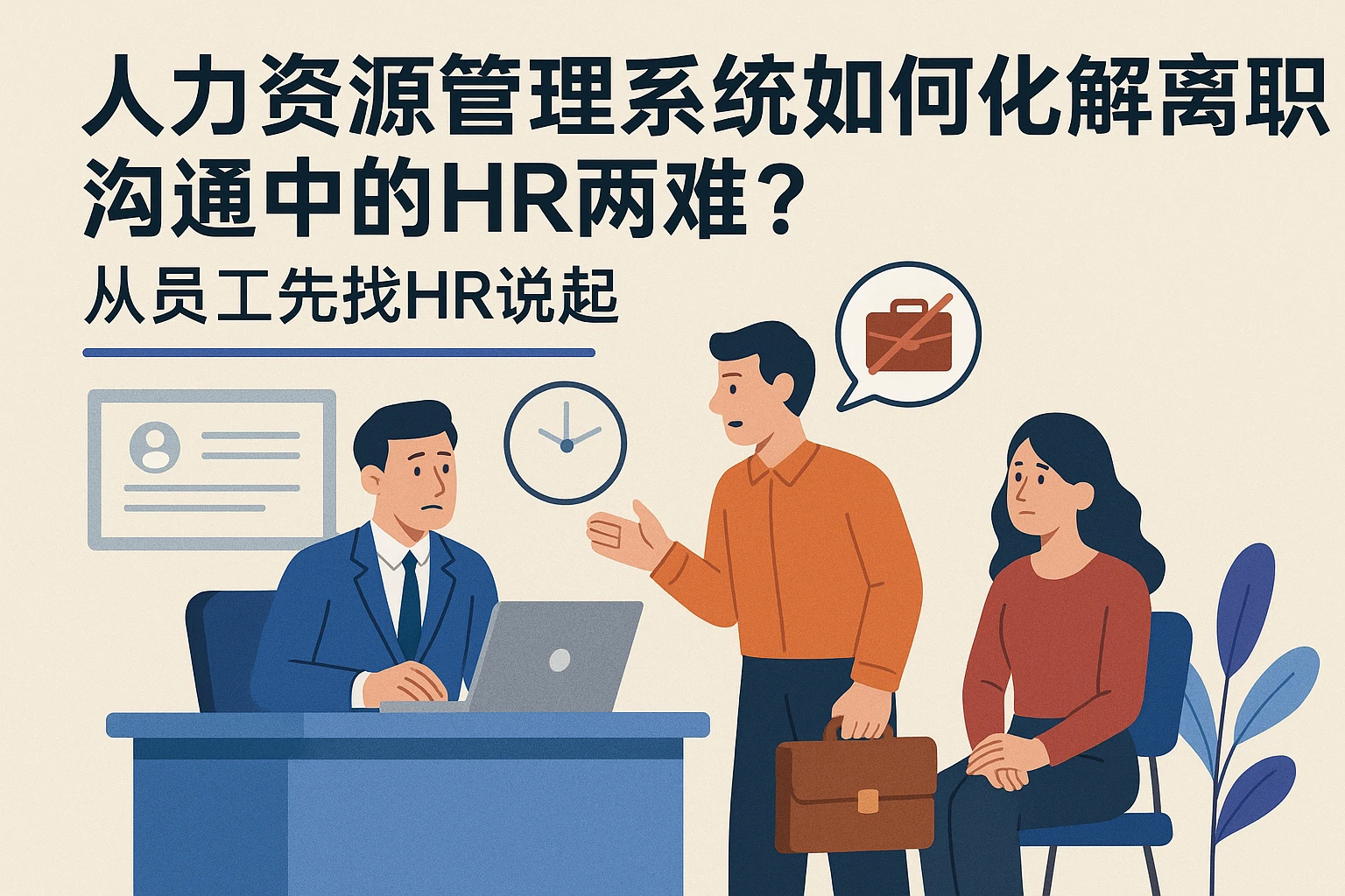 人力资源管理系统如何化解离职沟通中的HR两难?——从员工先找HR说起