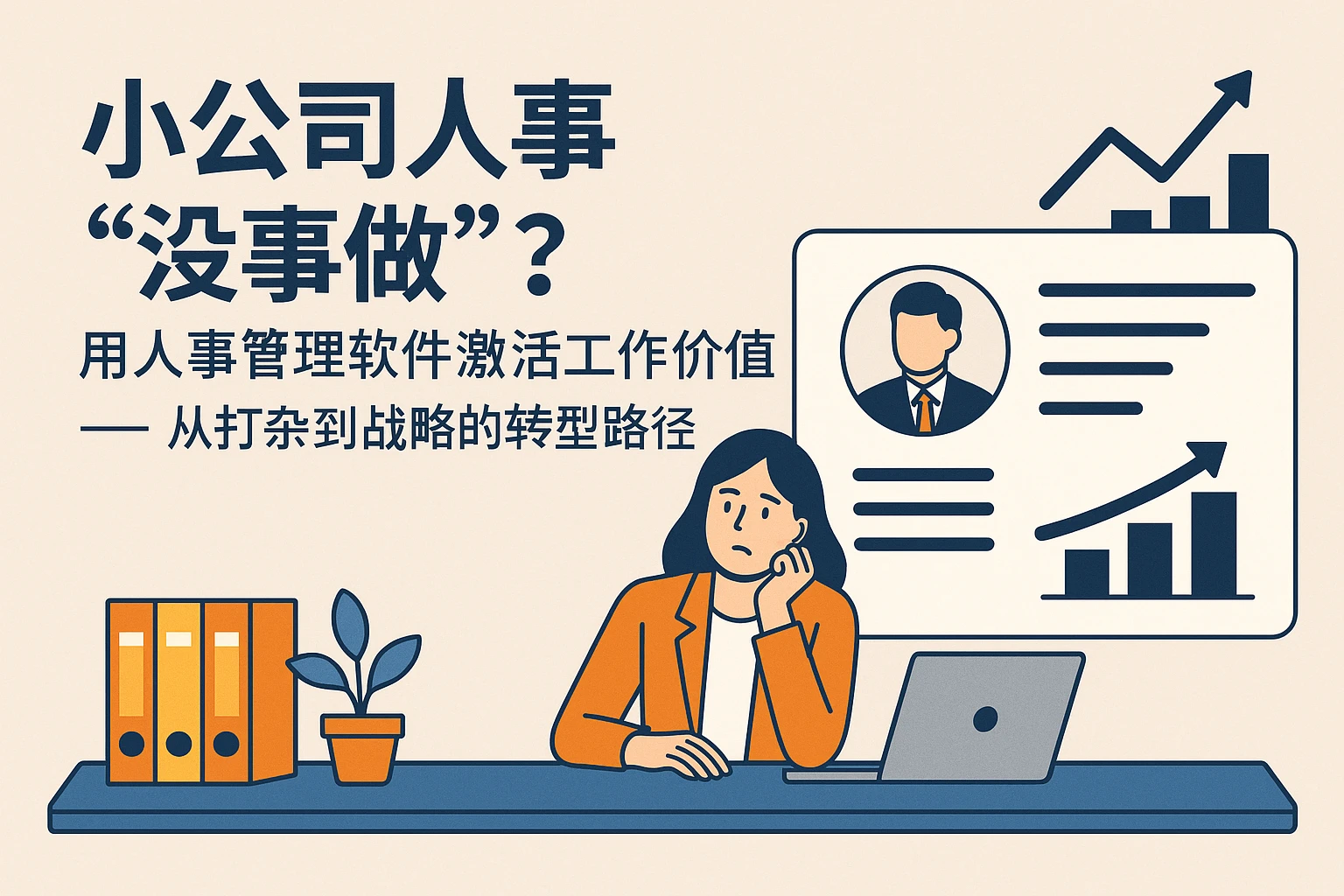 小公司人事“没事做”？用人事管理软件激活工作价值——从打杂到战略的转型路径