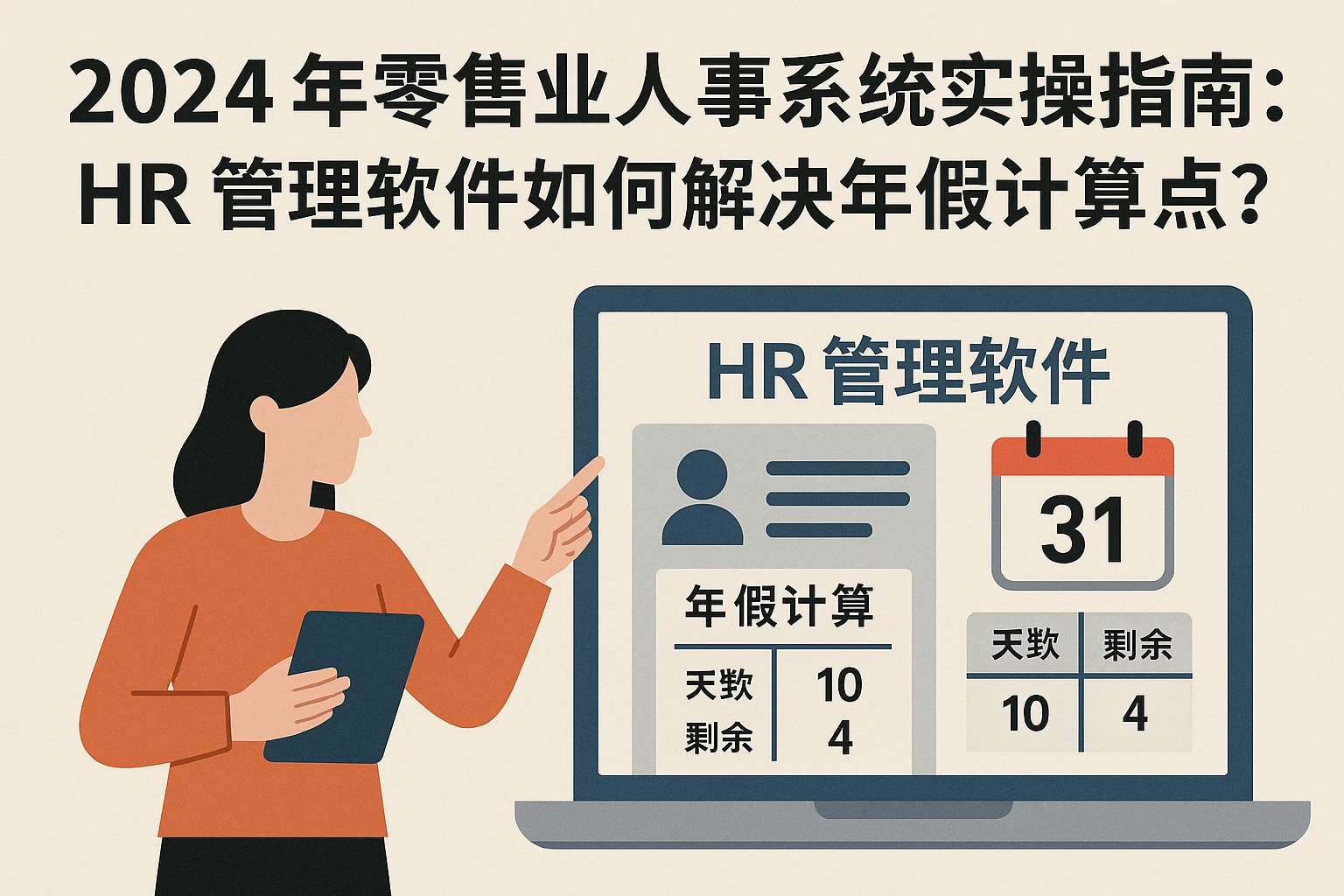 2024年零售业人事系统实操指南：HR管理软件如何解决年假计算痛点？