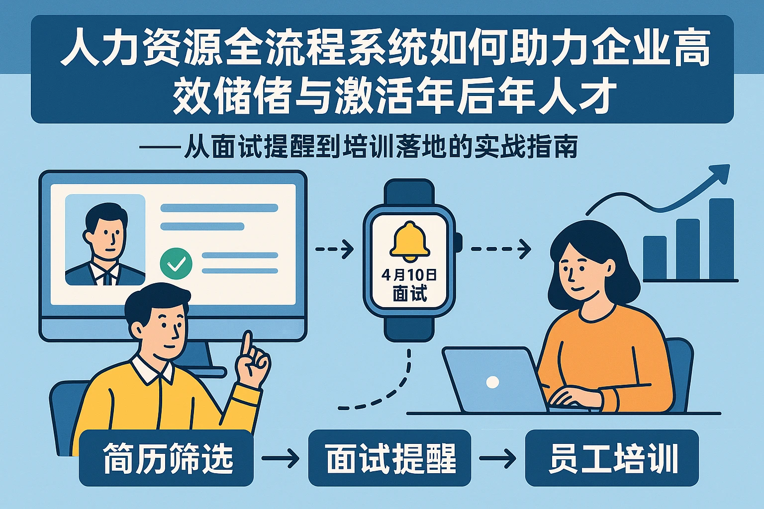 人力资源全流程系统如何助力企业高效储备与激活年后人才——从面试提醒到培训落地的实战指南