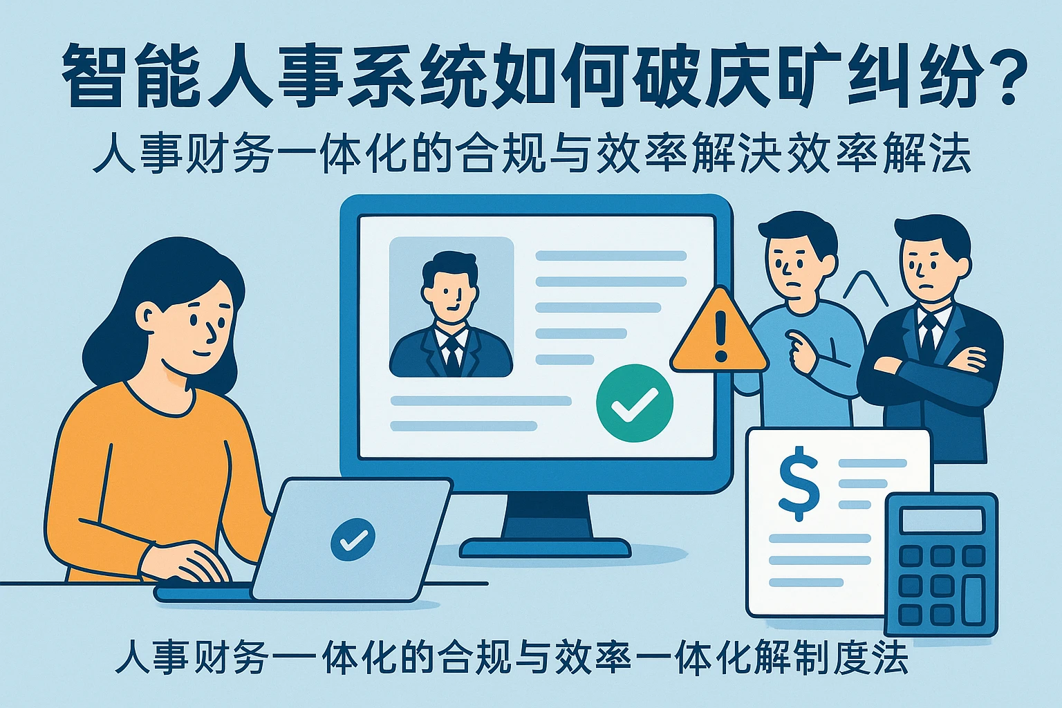 智能人事系统如何破解旷工纠纷？人事财务一体化的合规与效率解法