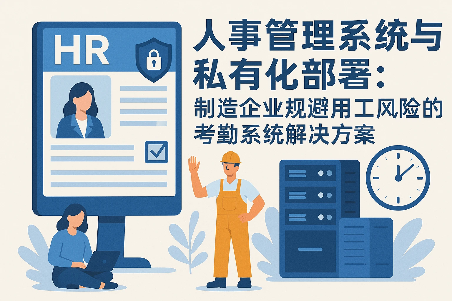 人事管理系统与私有化部署:制造企业规避用工风险的考勤系统解决方案