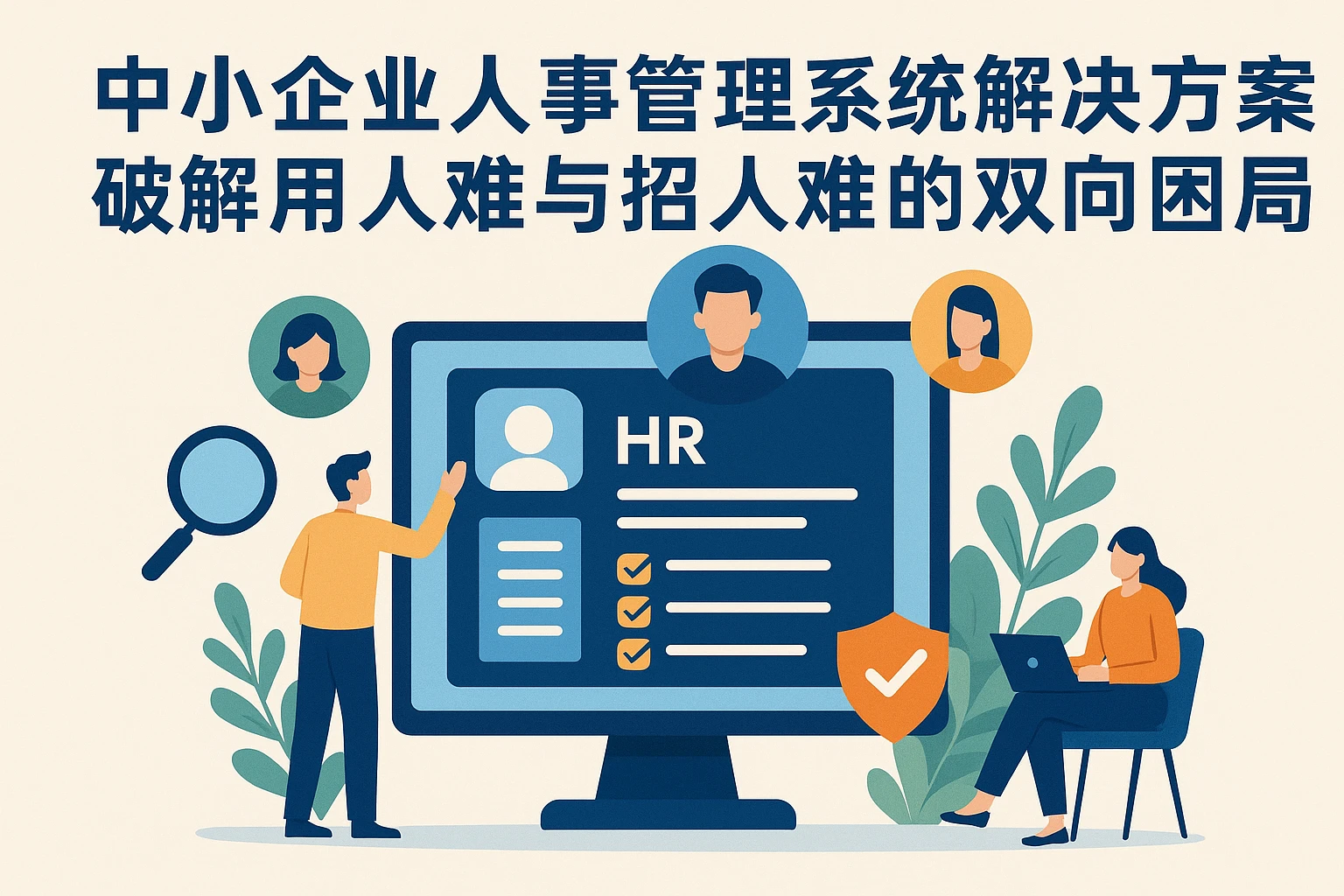 中小企业人事管理系统解决方案：破解用人难与招人难的双向困局