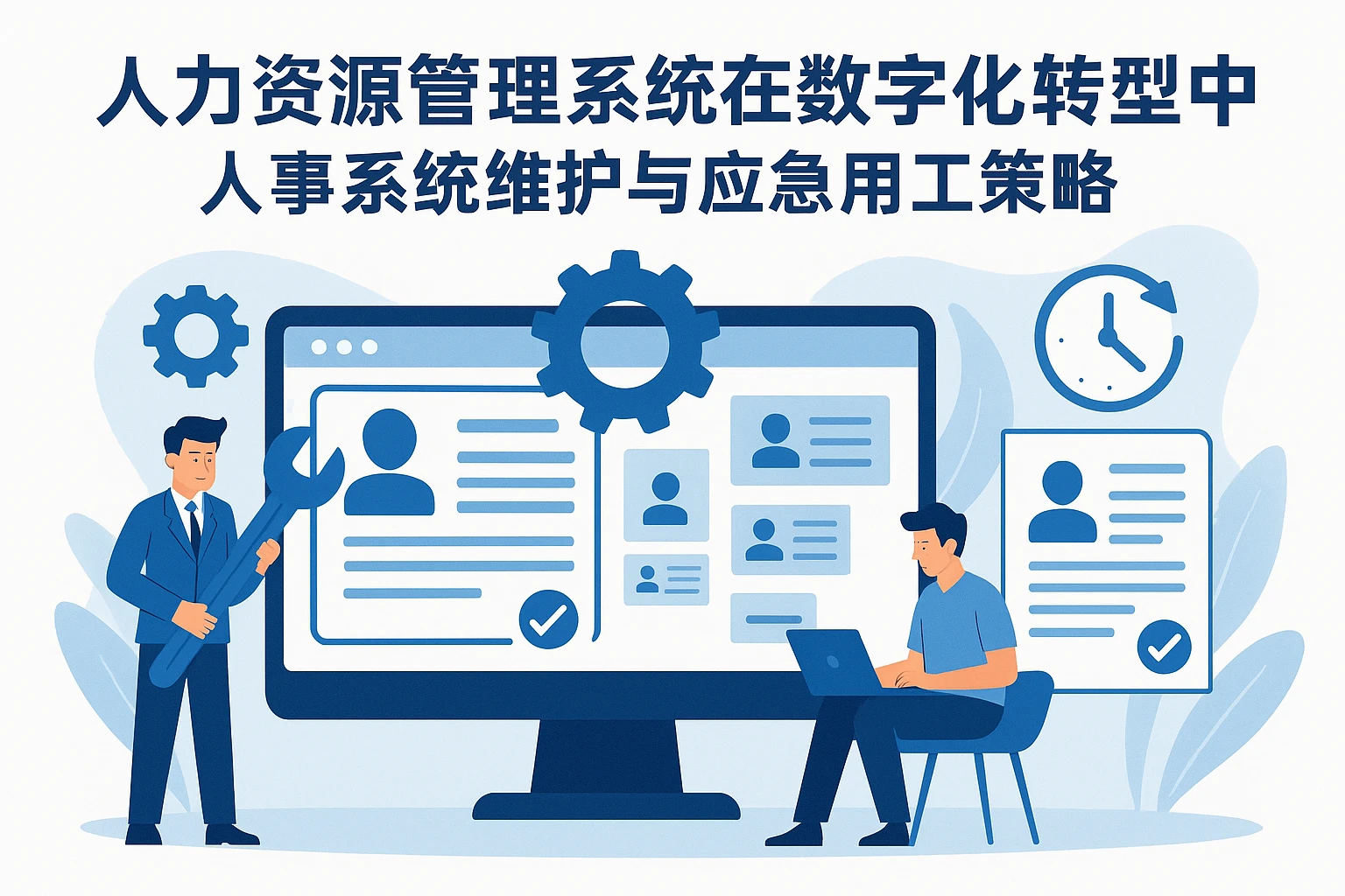 人力资源管理系统在数字化转型中的人事系统维护与应急用工策略
