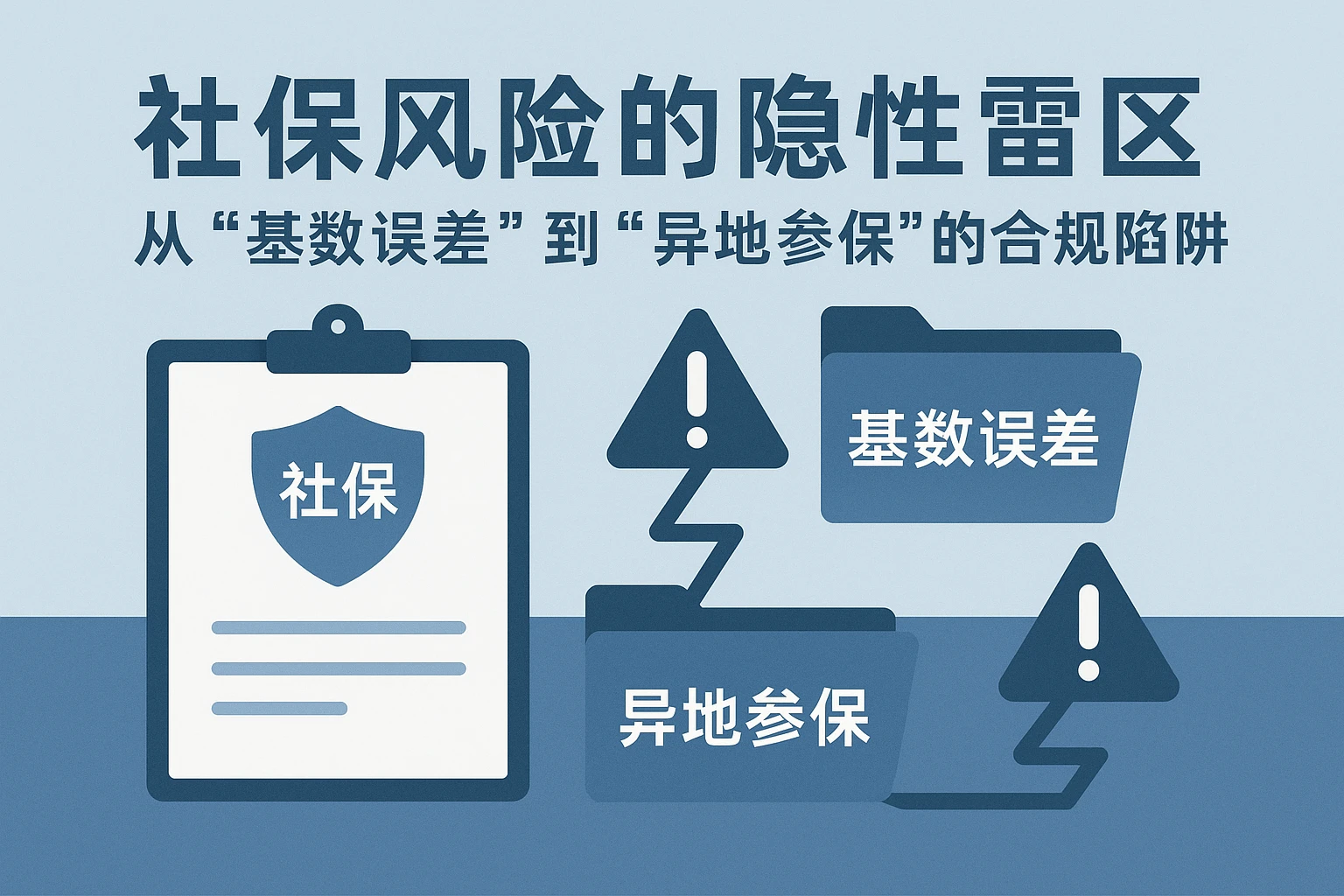2. 社保风险的隐性雷区：从“基数误差”到“异地参保”的合规陷阱