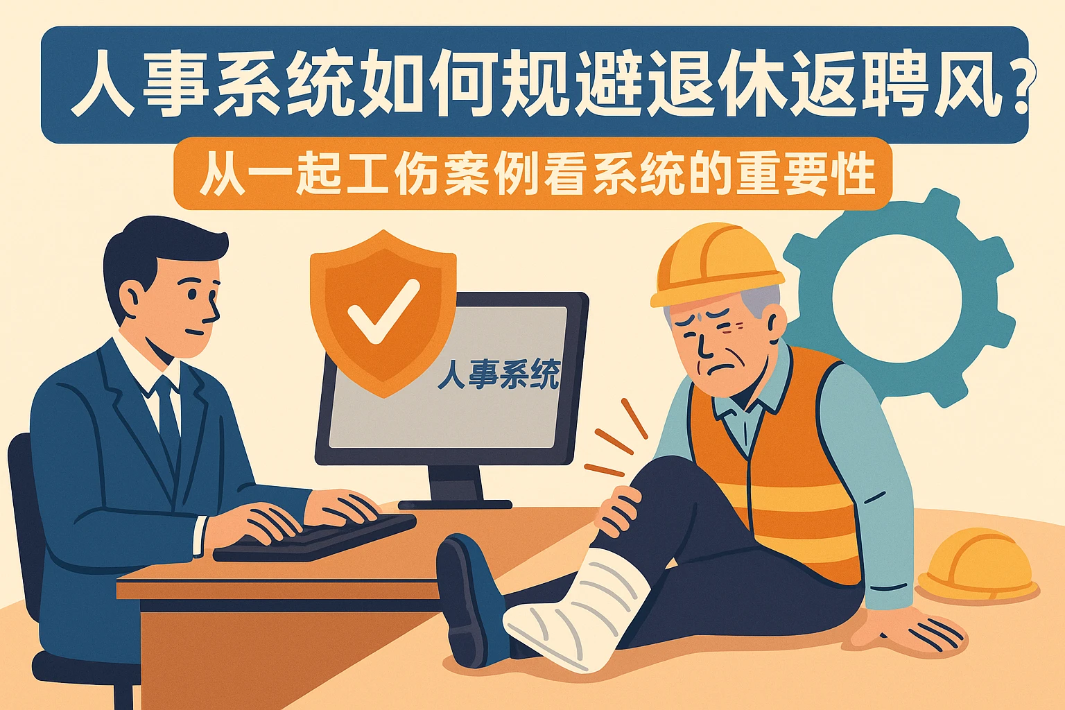 人事系统如何规避退休返聘风险？从一起工伤案例看系统的重要性