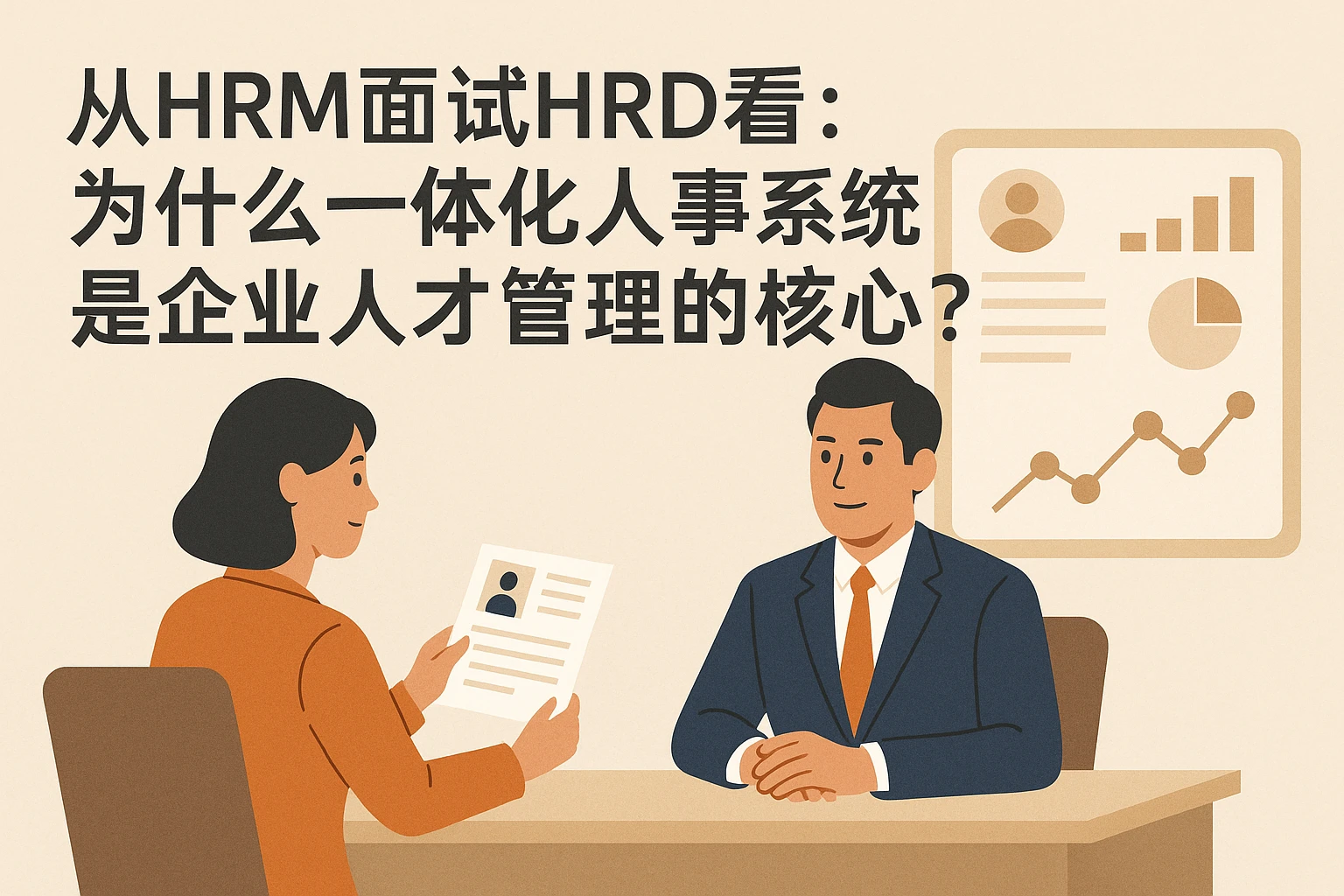 从HRM面试HRD看：为什么一体化人事系统是企业人才管理的核心？