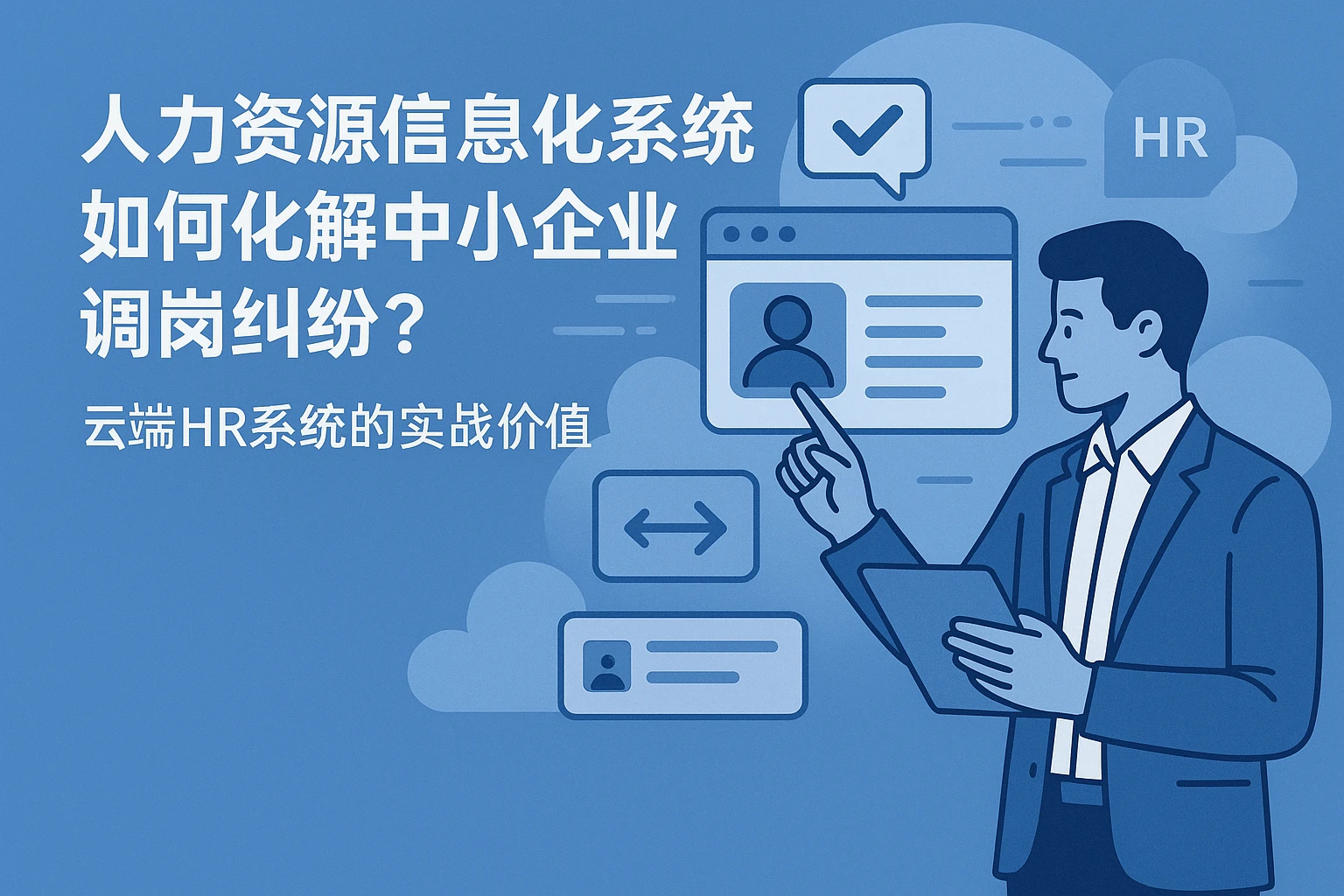 人力资源信息化系统如何化解中小企业调岗纠纷?云端HR系统的实战价值