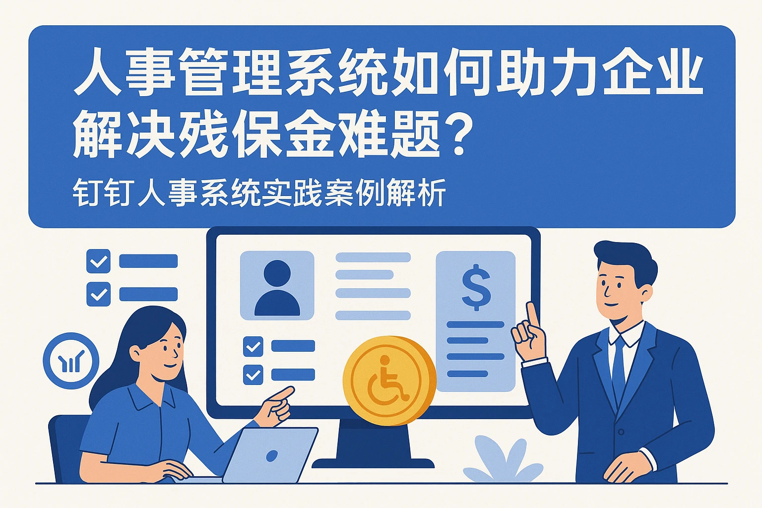 人事管理系统如何助力企业解决残保金难题？钉钉人事系统实践案例解析