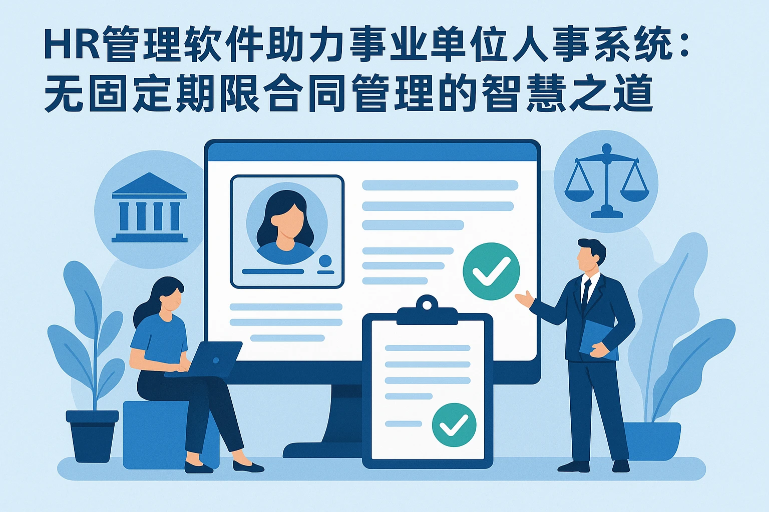 HR管理软件助力事业单位人事系统:无固定期限合同管理的智慧之道