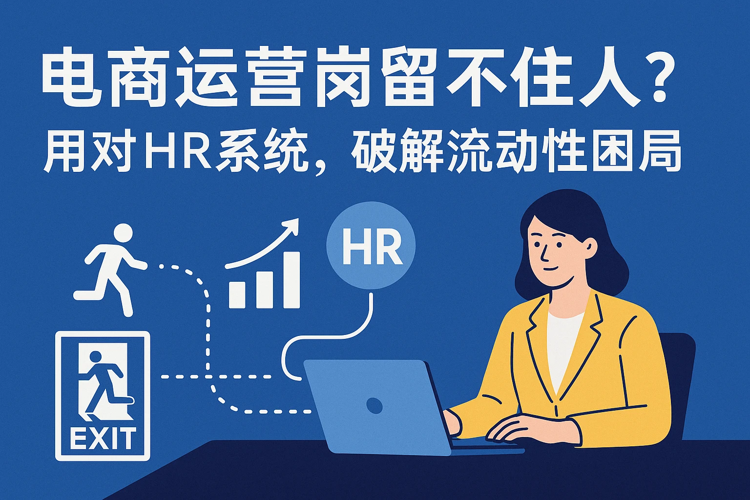 电商运营岗留不住人?用对HR系统,破解流动性困局