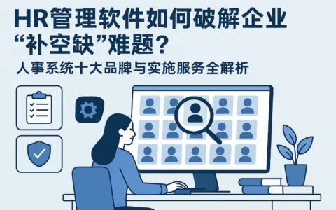 HR管理软件如何破解企业“补空缺”难题?人事系统十大品牌与实施服务全解析