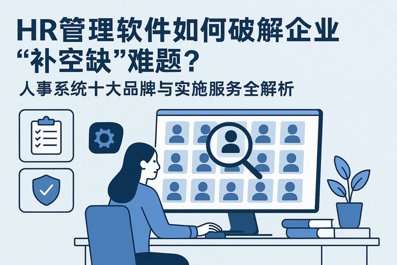 HR管理软件如何破解企业“补空缺”难题？人事系统十大品牌与实施服务全解析