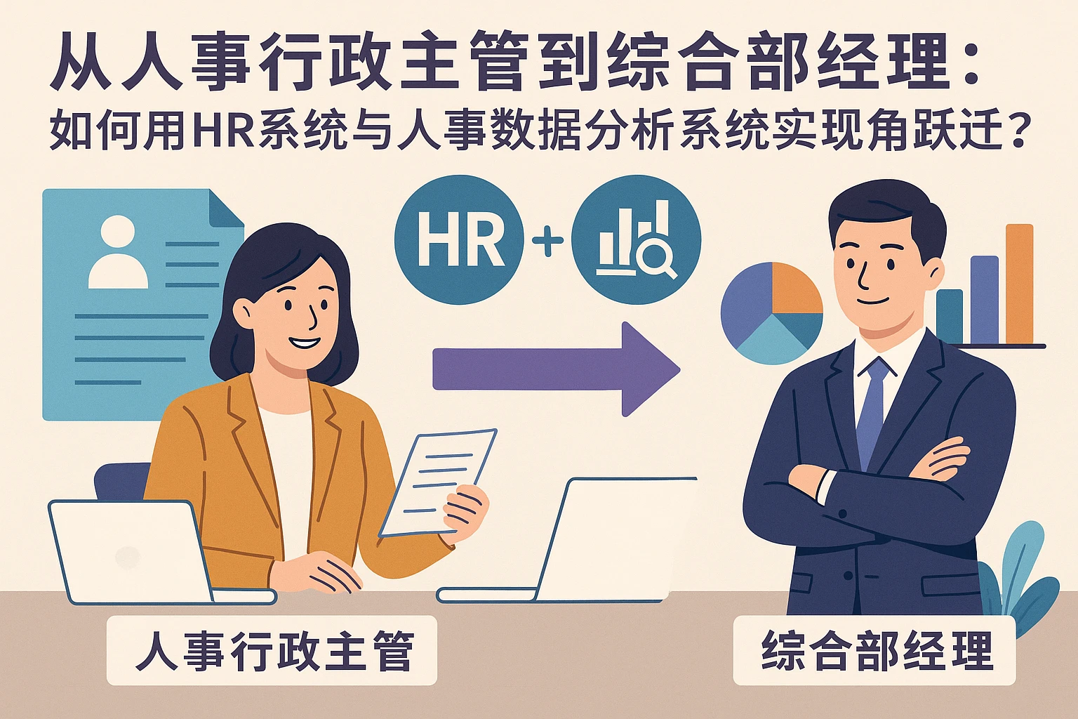 从人事行政主管到综合部经理：如何用HR系统与人事数据分析系统实现角色跃迁？