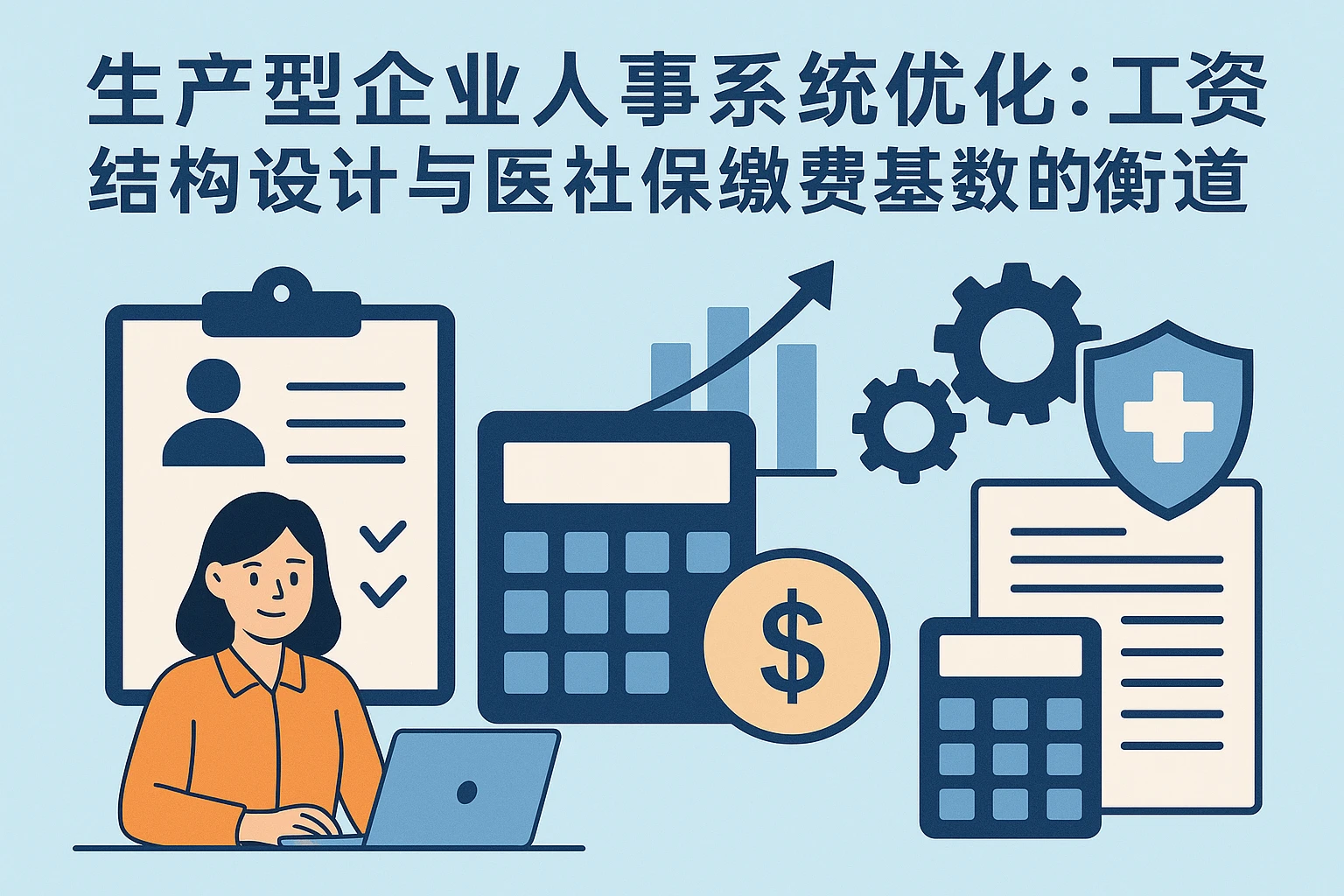 生产型企业人事系统优化：工资结构设计与医社保缴费基数的平衡之道