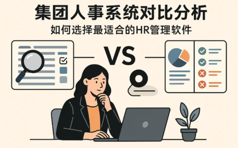 集团人事系统对比分析：如何选择最适合的HR管理软件