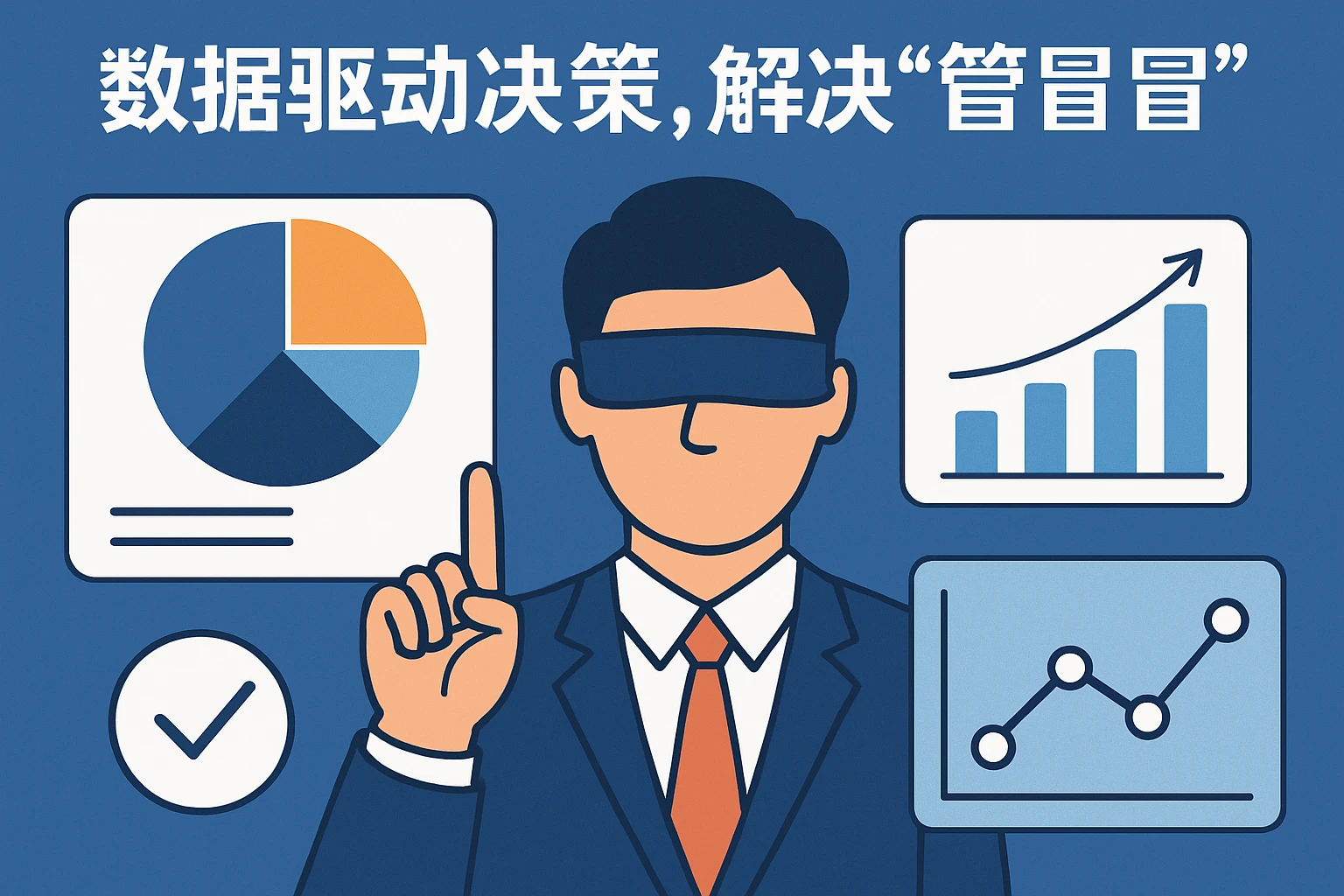 2. 数据驱动决策,解决“管理盲目”问题