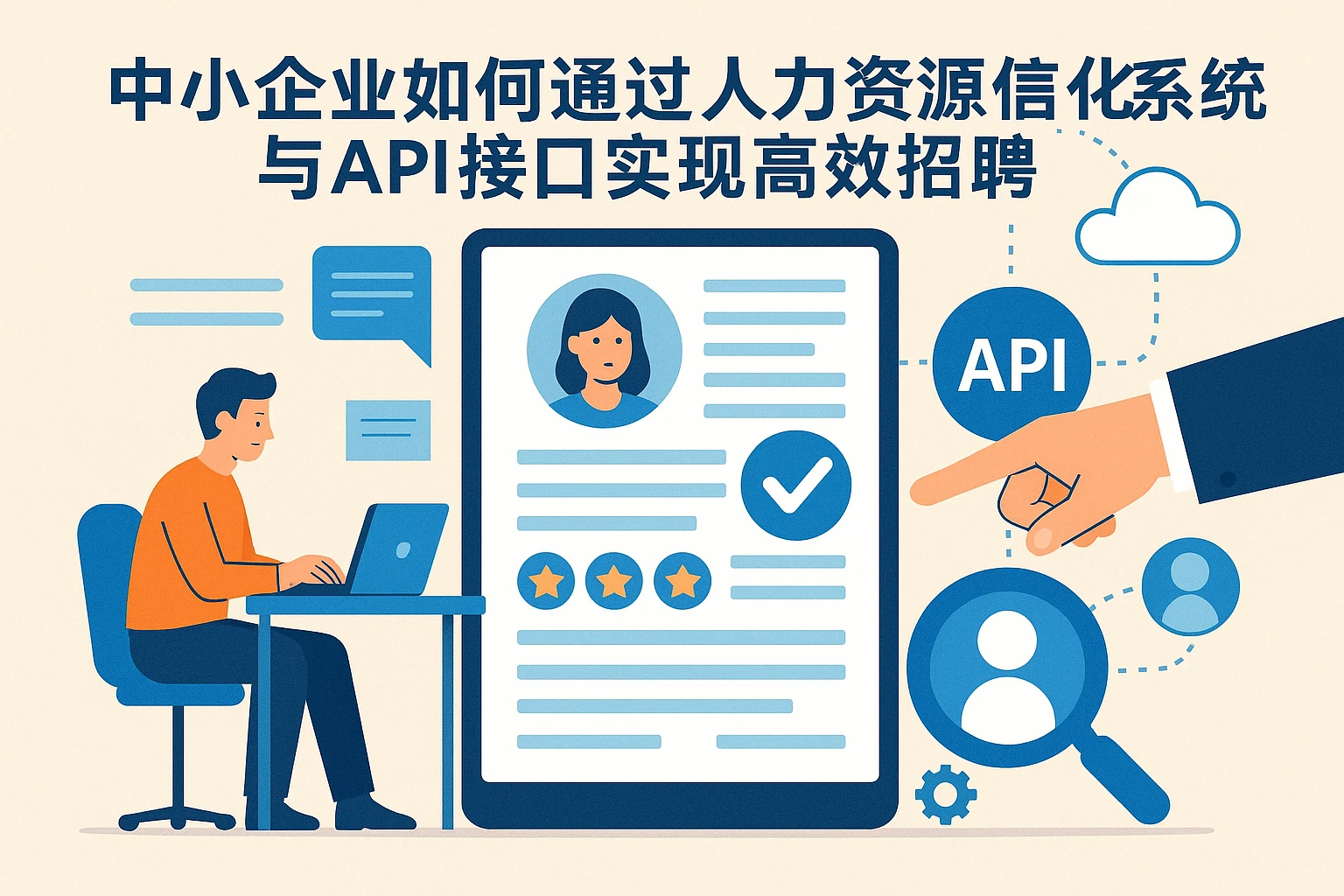 中小企业如何通过人力资源信息化系统与API接口实现高效招聘
