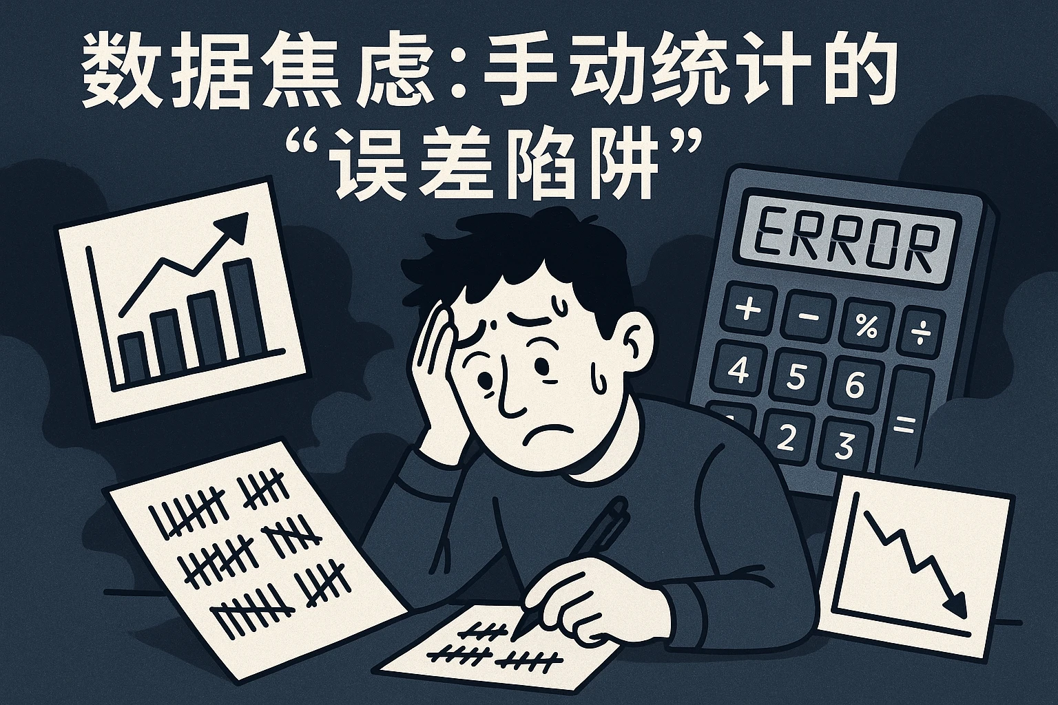 2. 数据焦虑:手动统计的“误差陷阱”
