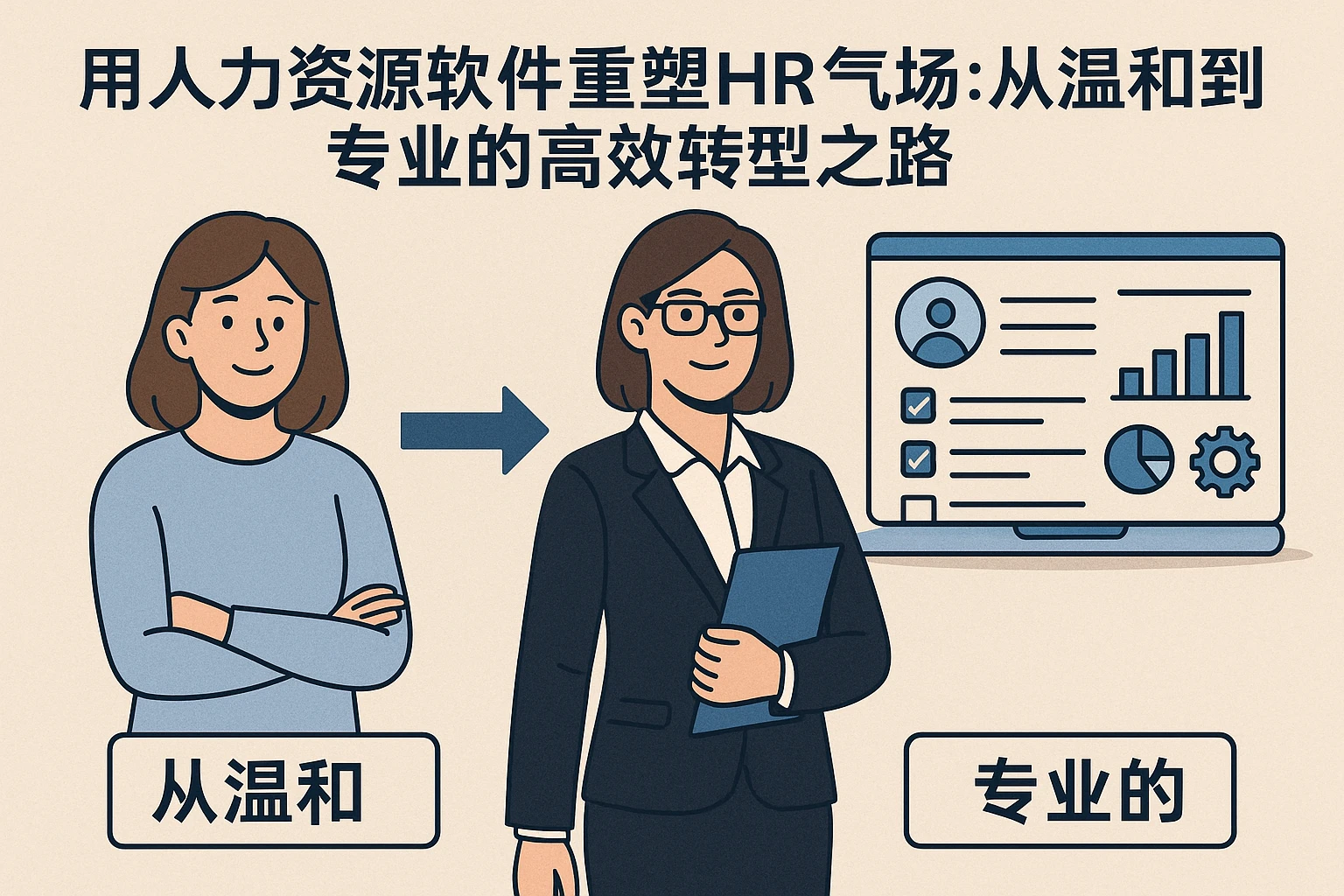 用人力资源软件重塑HR气场:从温和到专业的高效转型之路