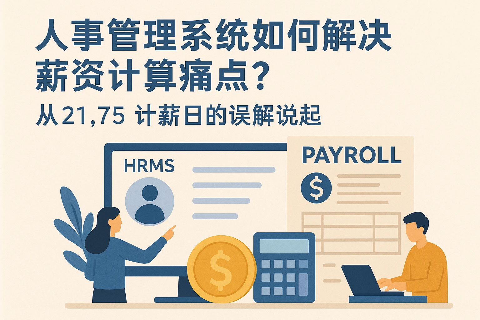 人事管理系统如何解决薪资计算痛点？从21.75计薪日的误解说起