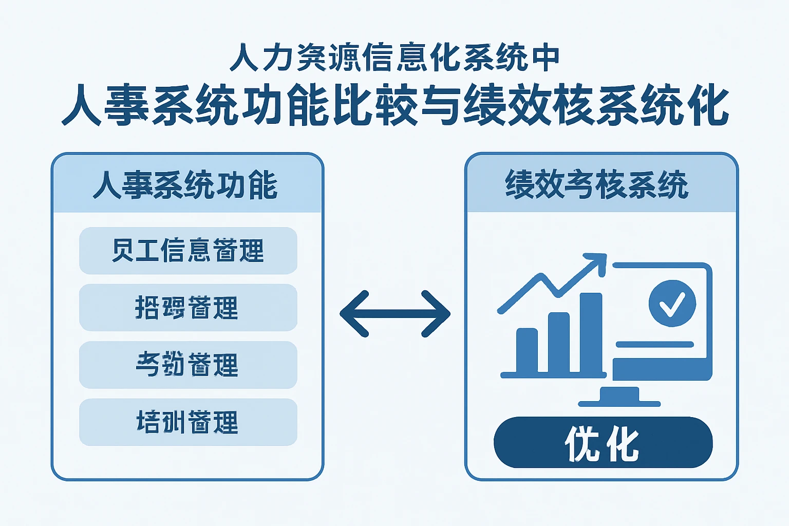 人力资源信息化系统中人事系统功能比较与绩效考核系统优化