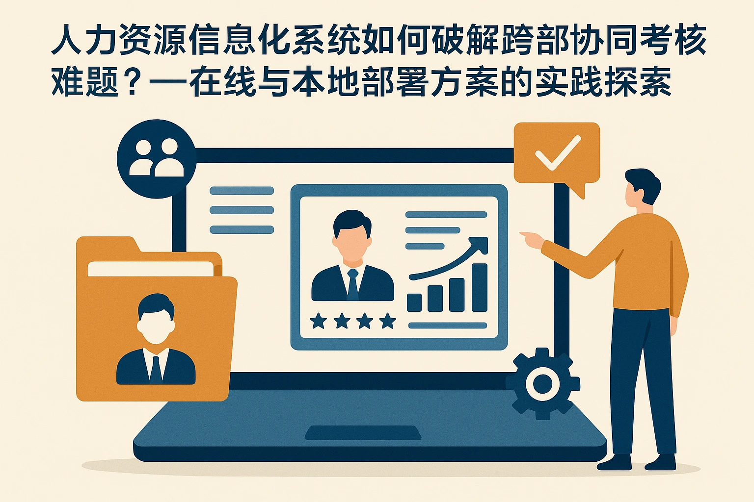 人力资源信息化系统如何破解跨部门协同考核难题？——在线与本地部署方案的实践探索