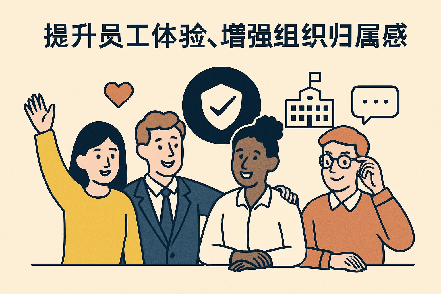 2. 提升员工体验，增强组织归属感