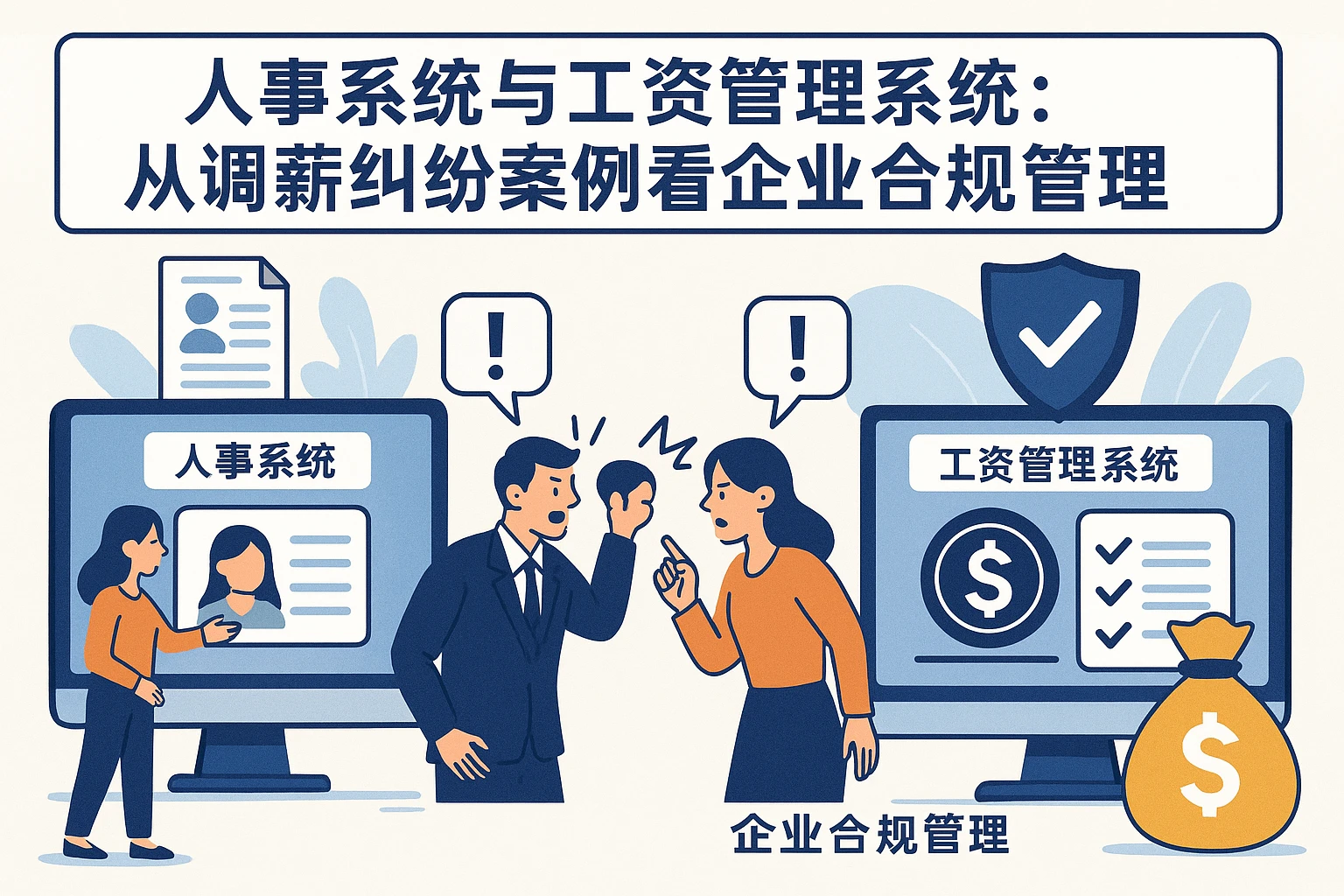 人事系统与工资管理系统：从调薪纠纷案例看企业合规管理