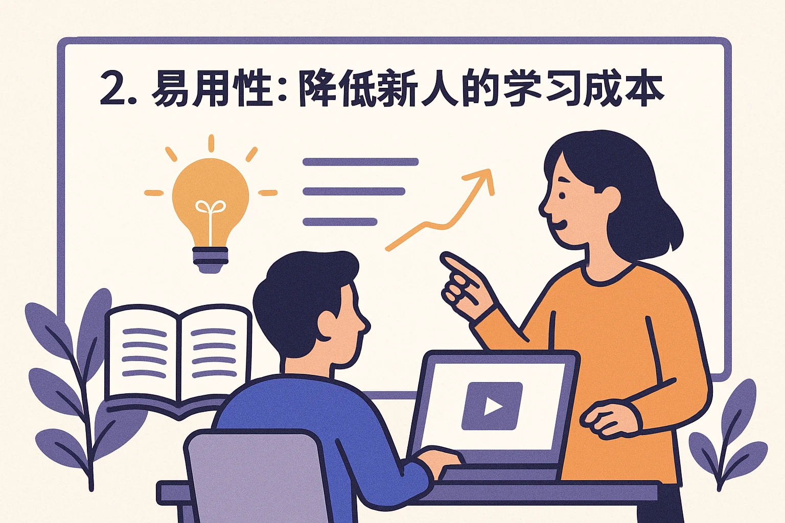 2. 易用性：降低新人的学习成本