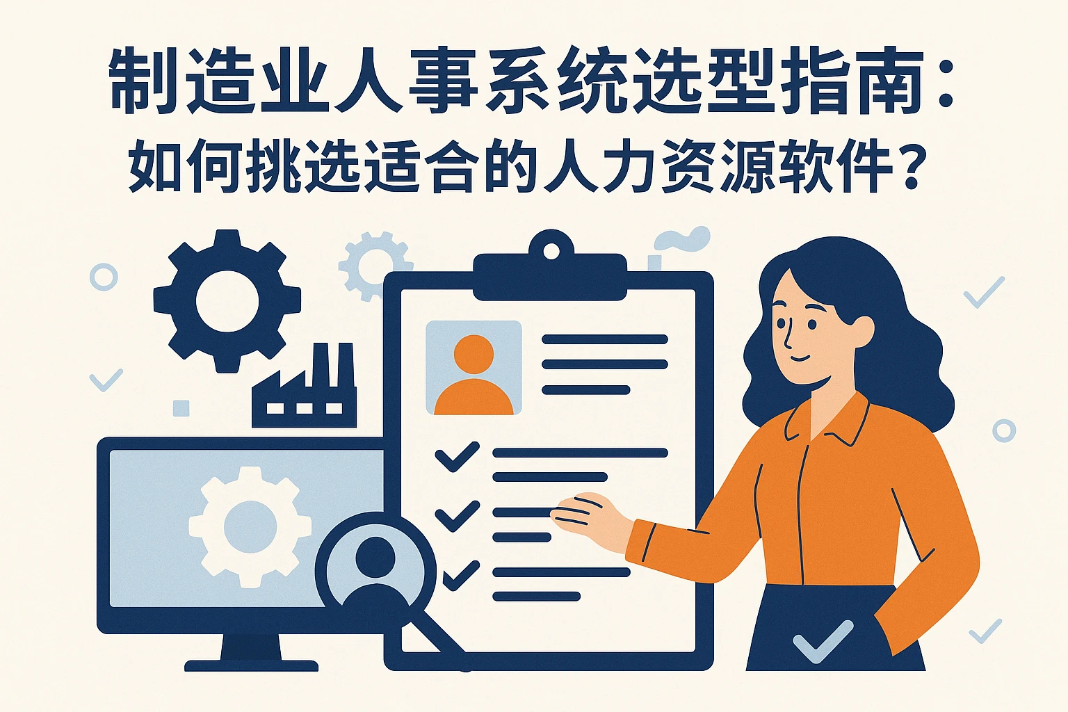 制造业人事系统选型指南:如何挑选适合的人力资源软件?