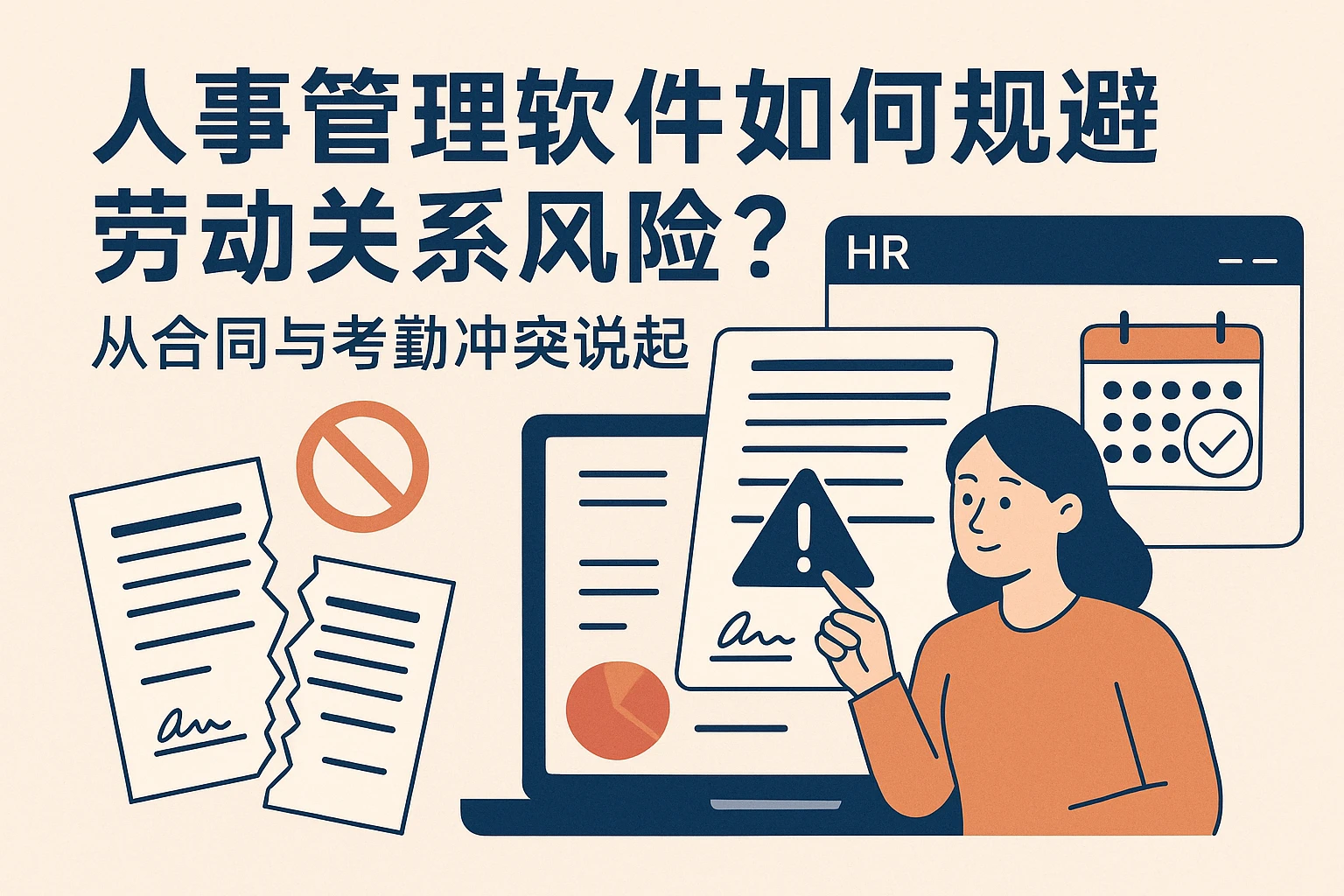 人事管理软件如何规避劳动关系风险？从合同与考勤冲突说起