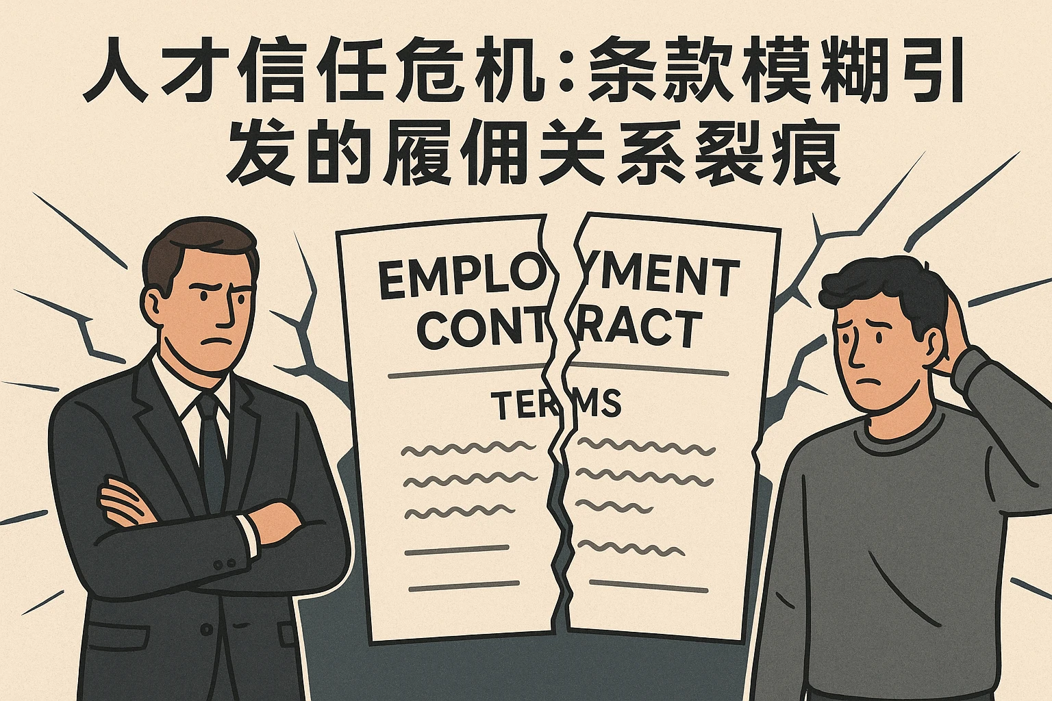2. 人才信任危机：条款模糊引发的雇佣关系裂痕
