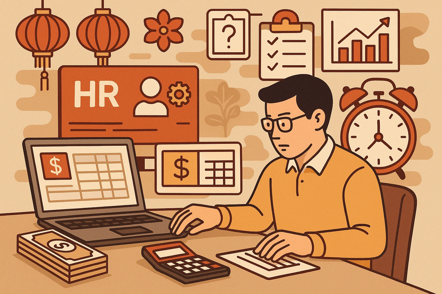 春节工资计算与延迟发放难题:人力资源系统如何助力企业合规高效处理?