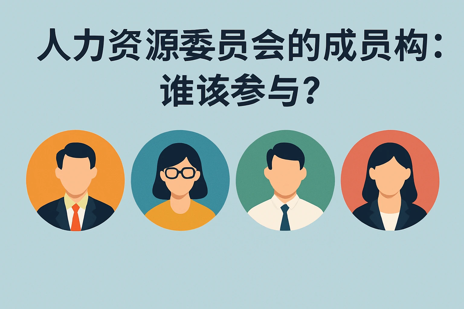 2. 人力资源委员会的成员构成：谁该参与？