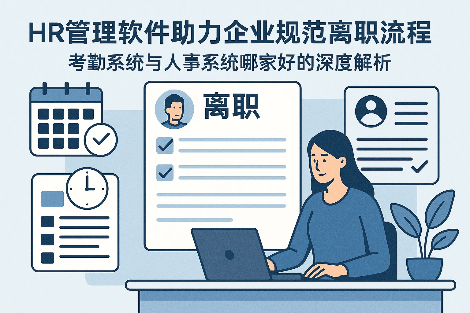 HR管理软件助力企业规范离职流程:考勤系统与人事系统哪家好的深度解析