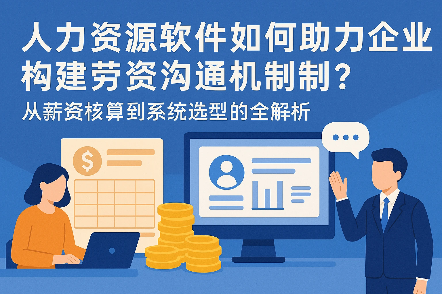 人力资源软件如何助力企业构建劳资沟通机制？从薪资核算到系统选型的全解析