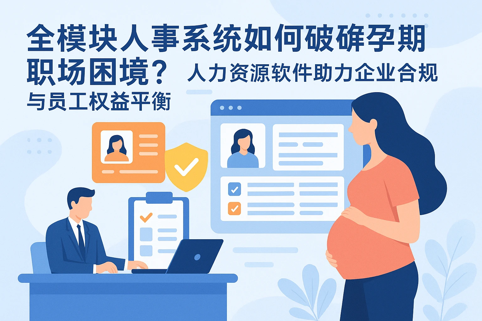全模块人事系统如何破解孕期职场困境？人力资源软件助力企业合规与员工权益平衡