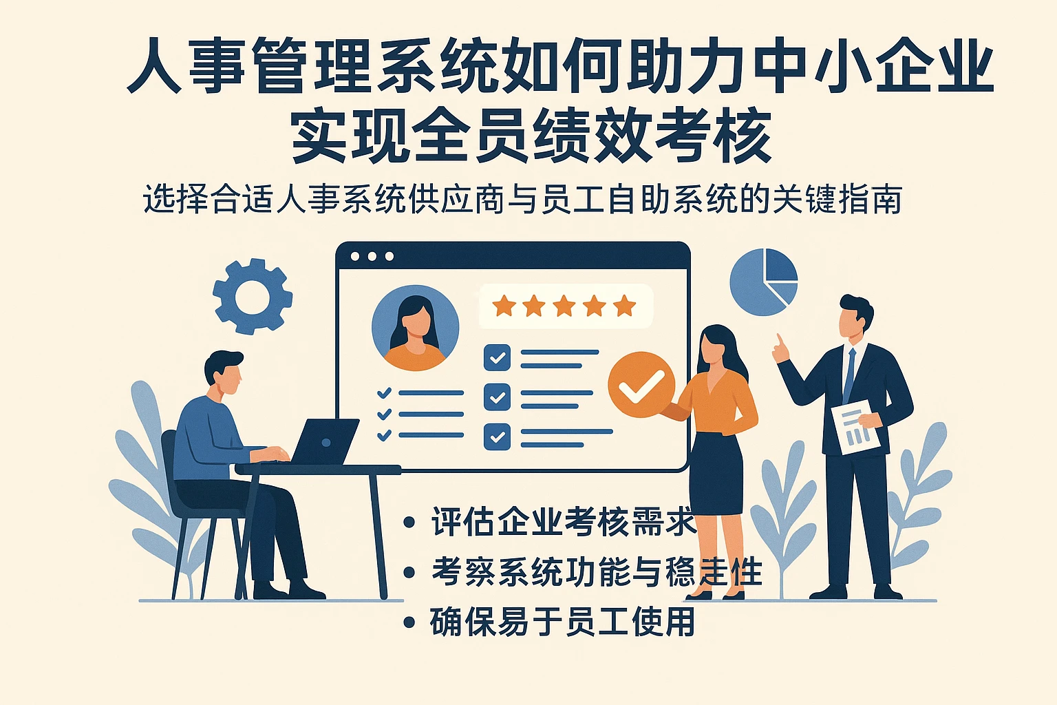 人事管理系统如何助力中小企业实现全员绩效考核——选择合适人事系统供应商与员工自助系统的关键指南