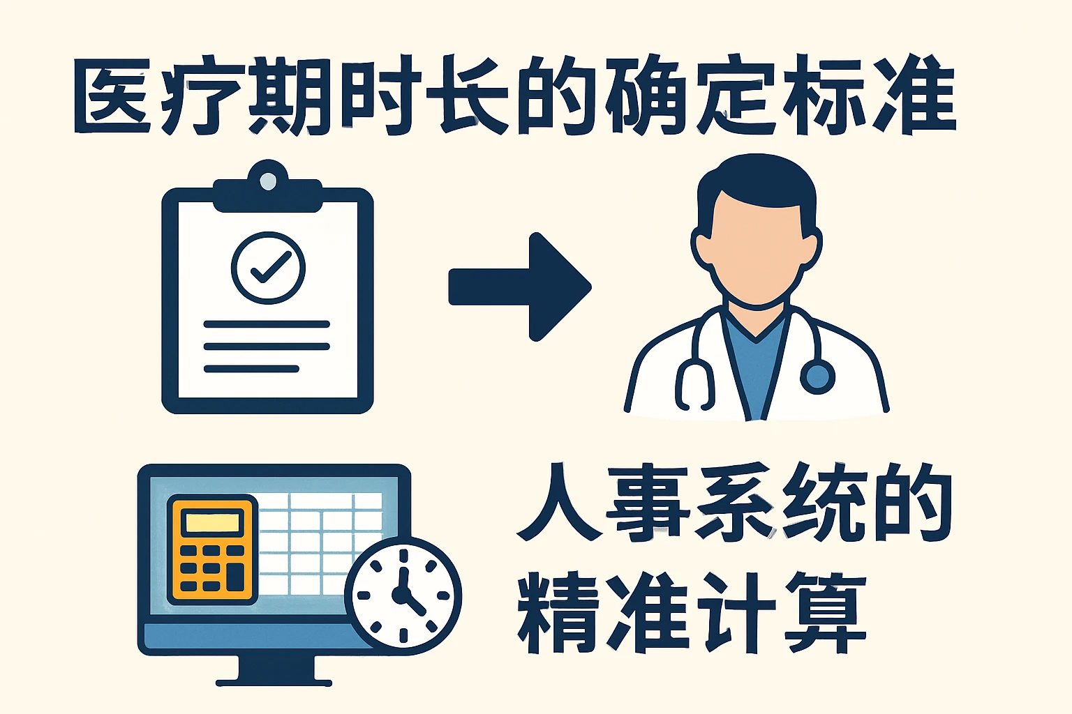 医疗期时长的确定标准与人事系统的精准计算