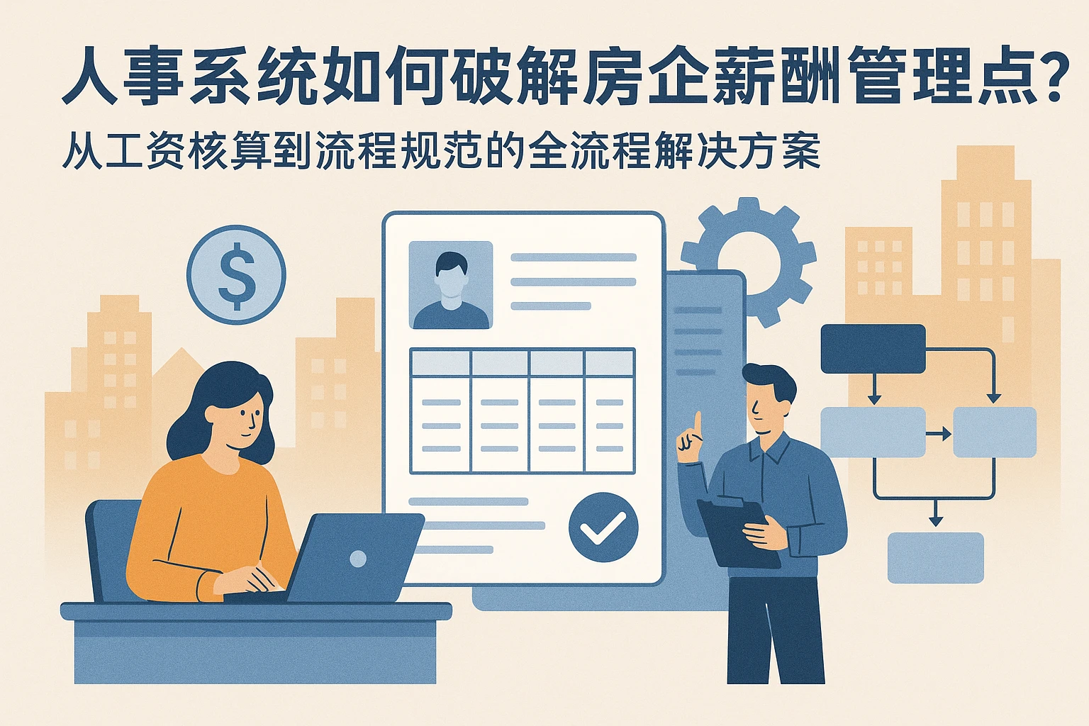 人事系统如何破解房企薪酬管理痛点？从工资核算到流程规范的全流程解决方案