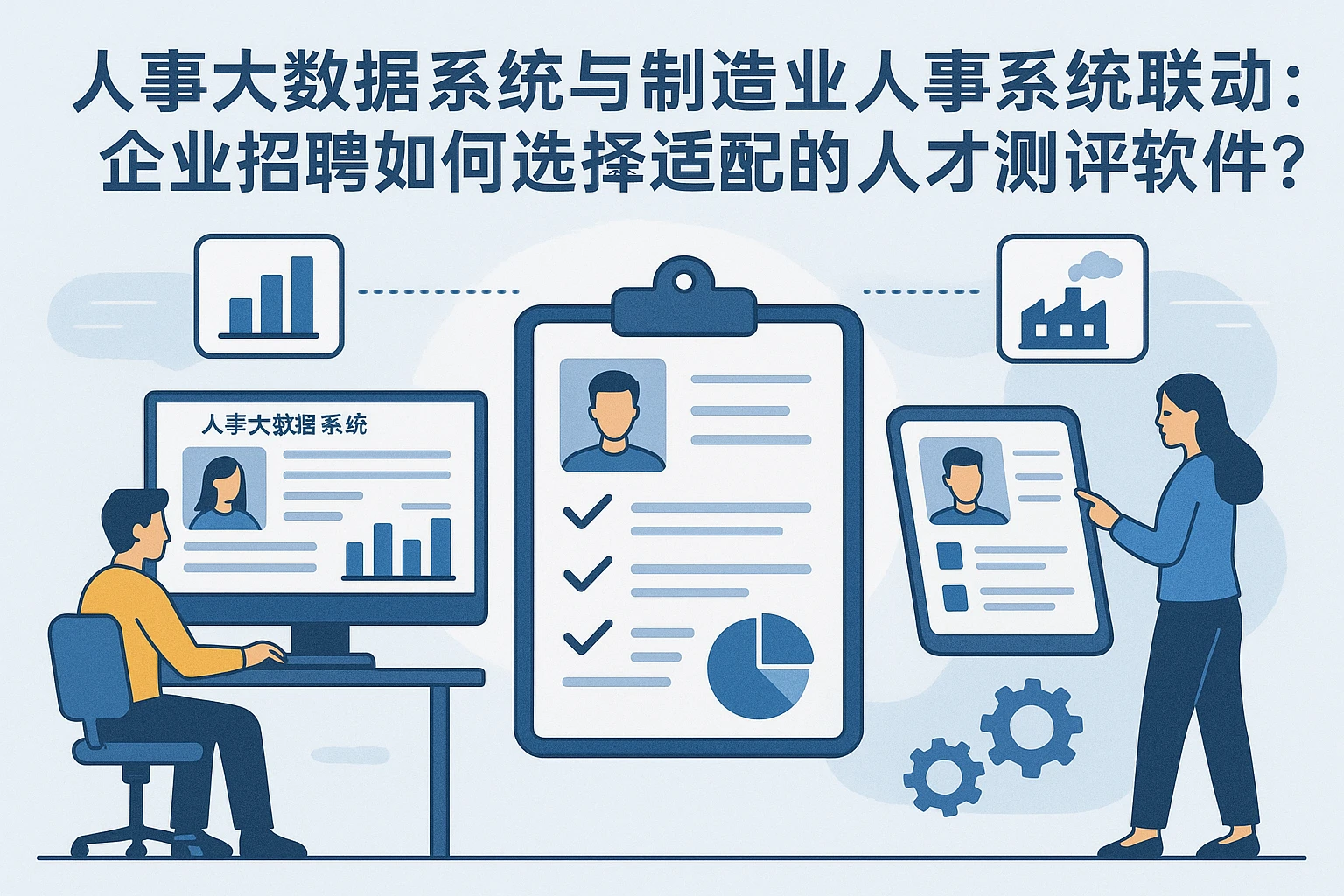 人事大数据系统与制造业人事系统联动:企业招聘如何选择适配的人才测评软件?
