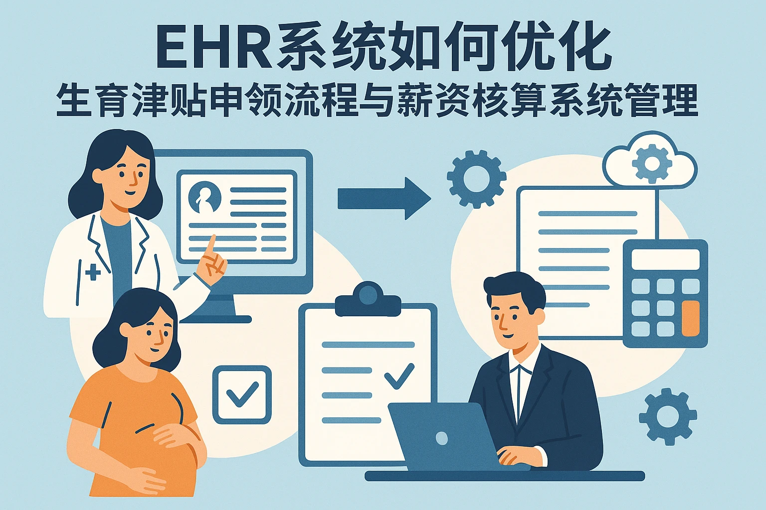 ehr系统如何优化生育津贴申领流程与薪资核算系统管理