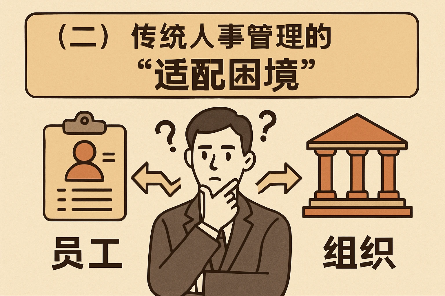 (二)传统人事管理的“适配困境”