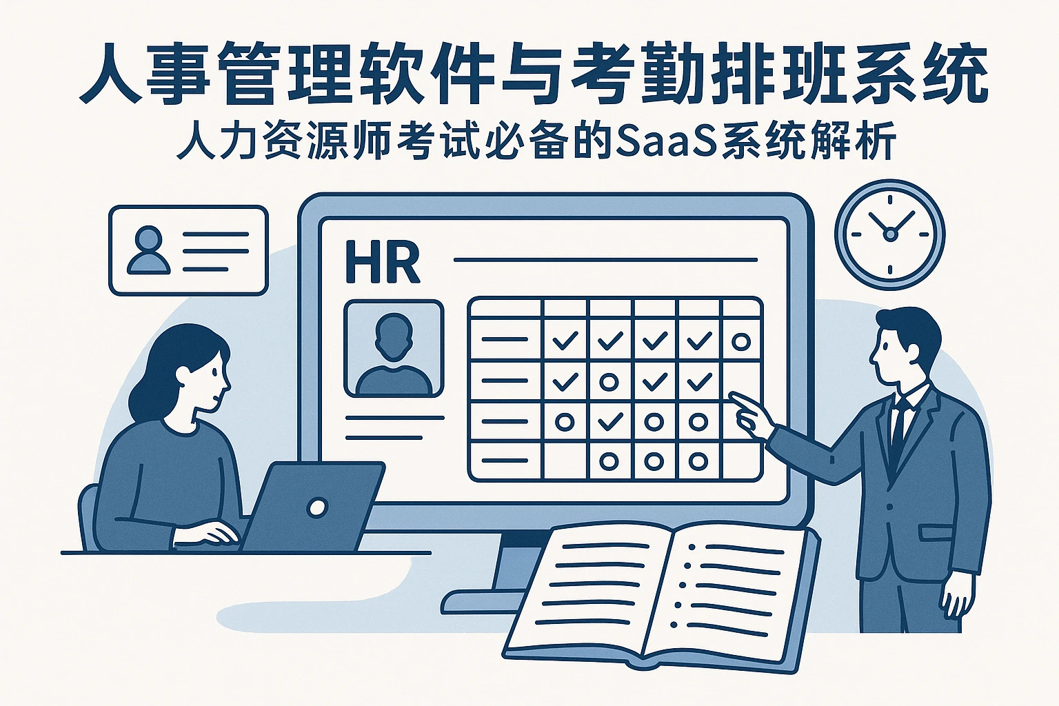 人事管理软件与考勤排班系统：人力资源师考试必备的SaaS系统解析