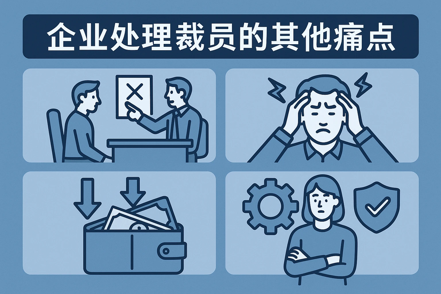 2. 企业处理裁员的其他痛点
