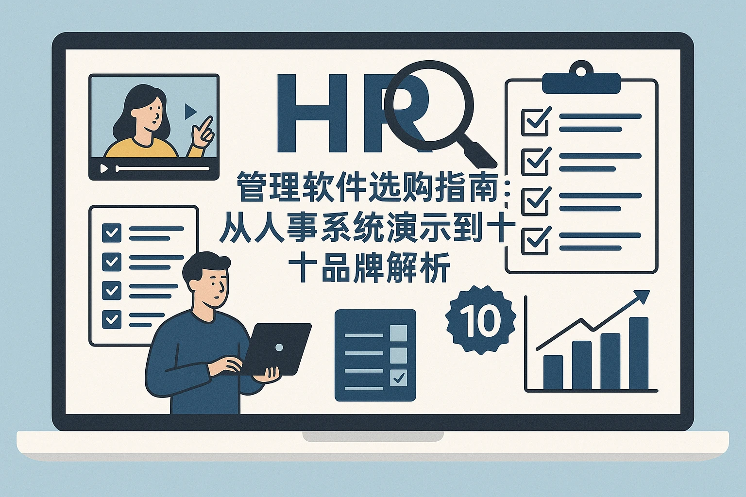 HR管理软件选购指南：从人事系统演示到十大品牌解析